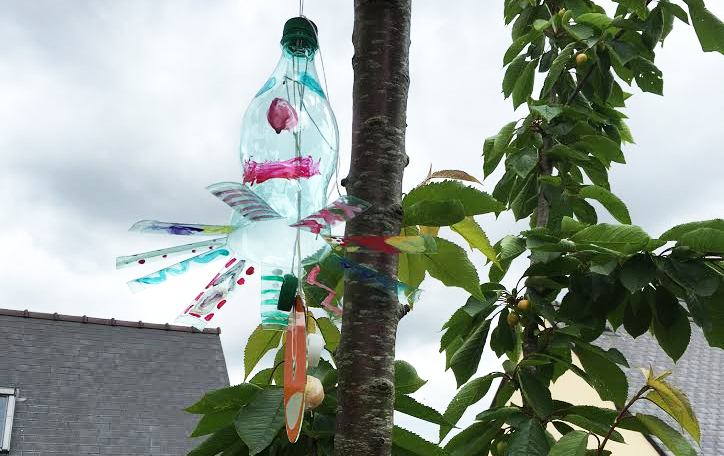 DIY : Epouvantail en bouteille plastique - Chez TitVal